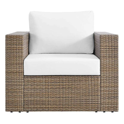 Modway - Convene Outdoor Patio Outdoor Patio Armchair - EEI-6326-CAP-WHI veiw 5