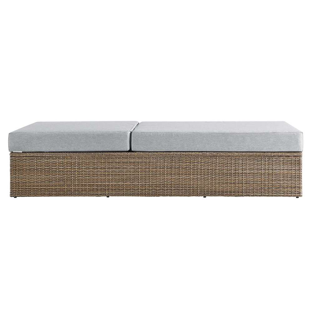 Modway - Convene Outdoor Patio Outdoor Patio Chaise Lounge Chair - EEI-6247-CAP-GRY veiw 4