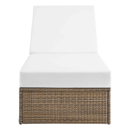 Modway - Convene Outdoor Patio Outdoor Patio Chaise Lounge Chair - EEI-6247-CAP-WHI veiw 6
