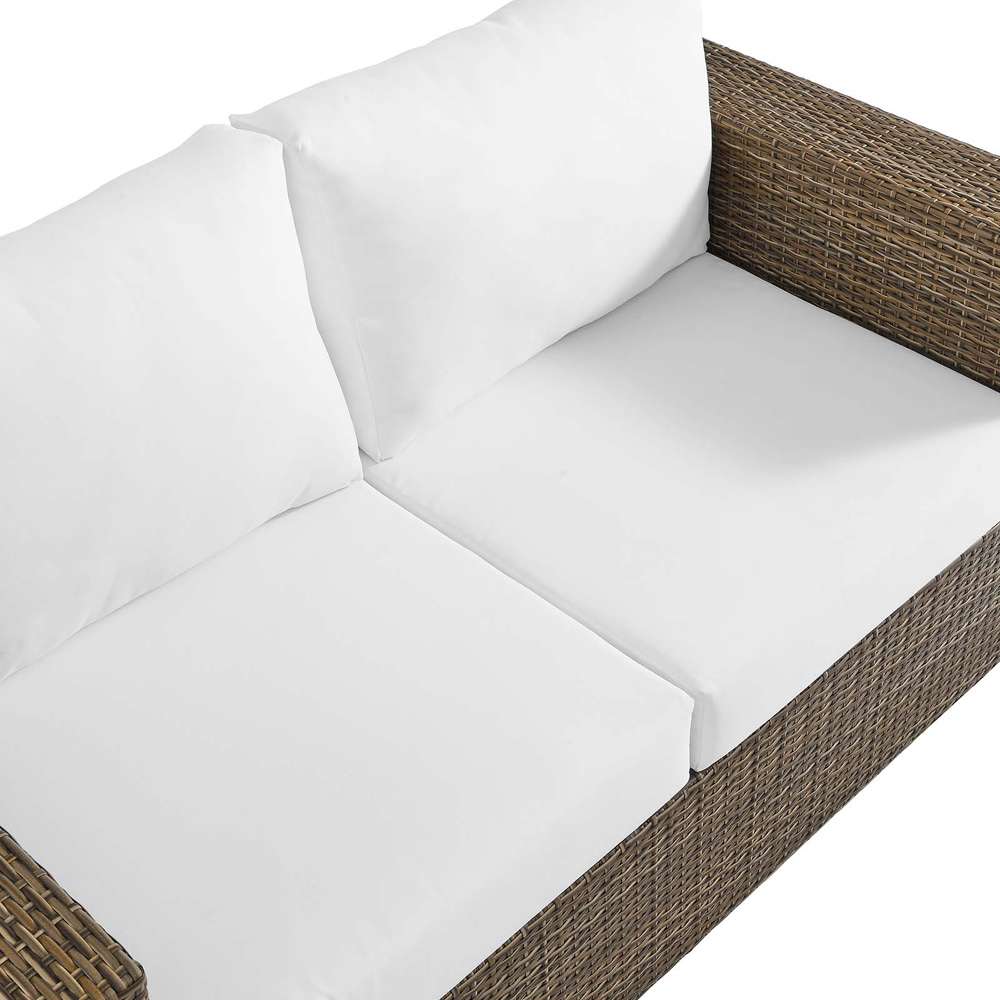 Modway - Convene Outdoor Patio Outdoor Patio Loveseat - EEI-6246-CAP-WHI veiw 6