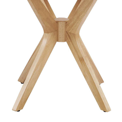 Modway - Crossroads 24in Round Wood Side Table - EEI-6558-OAK veiw 6