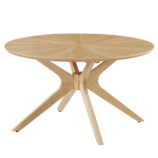 Modway - Crossroads Round Wood Coffee Table - EEI-6557-OAK veiw 1