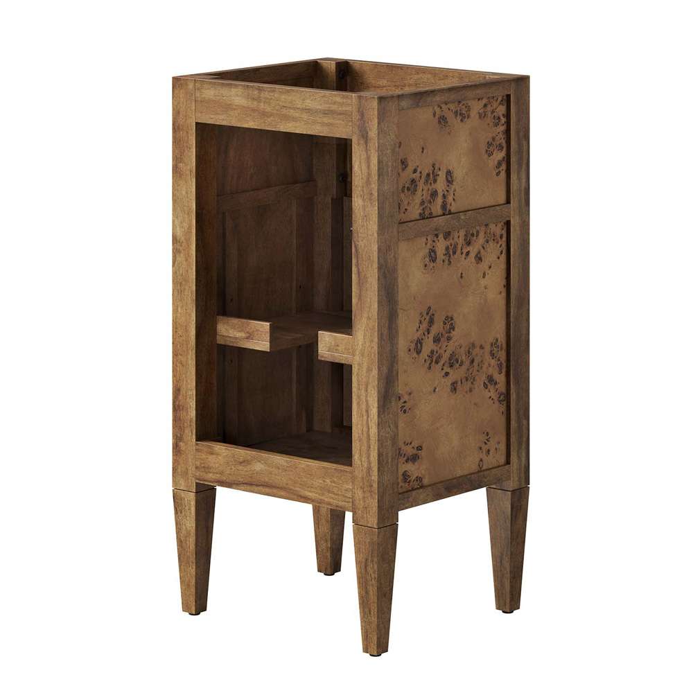 Modway - Elysian 18in Wood Bathroom Vanity Cabinet (Sink Basin Not Included) - EEI-6136-BRN veiw 4