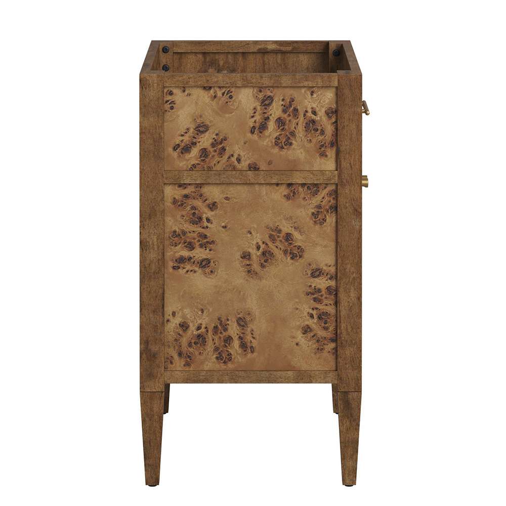 Modway - Elysian 24in Wood Bathroom Vanity Cabinet (Sink Basin Not Included) - EEI-6137-BRN veiw 3