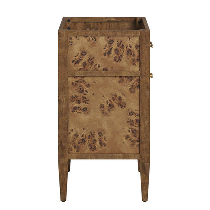 Modway - Elysian 24in Wood Bathroom Vanity Cabinet (Sink Basin Not Included) - EEI-6137-BRN veiw 3
