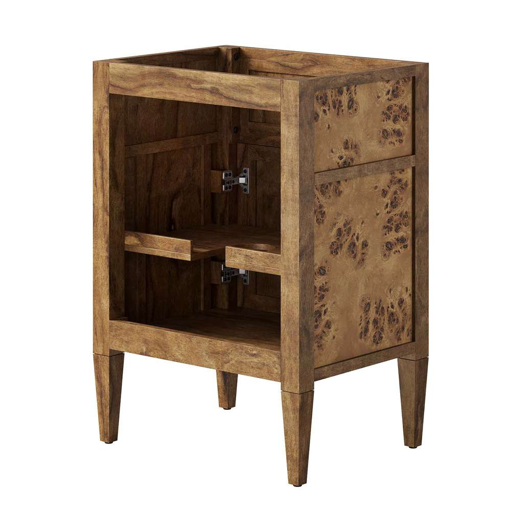 Modway - Elysian 24in Wood Bathroom Vanity Cabinet (Sink Basin Not Included) - EEI-6137-BRN veiw 4