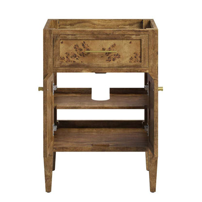 Modway - Elysian 24in Wood Bathroom Vanity Cabinet (Sink Basin Not Included) - EEI-6137-BRN veiw 6