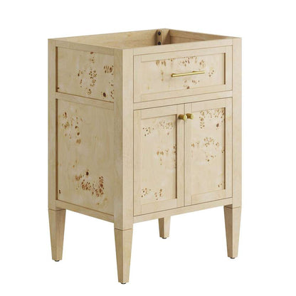 Modway - Elysian 24in Wood Bathroom Vanity Cabinet (Sink Basin Not Included) - EEI-6137-BUR veiw 2
