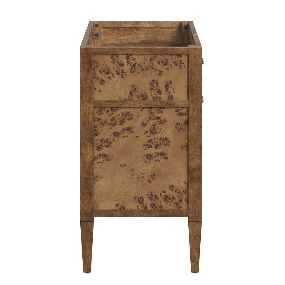 Modway - Elysian 36in Wood Bathroom Vanity Cabinet (Sink Basin Not Included) - EEI-6139-BRN veiw 3