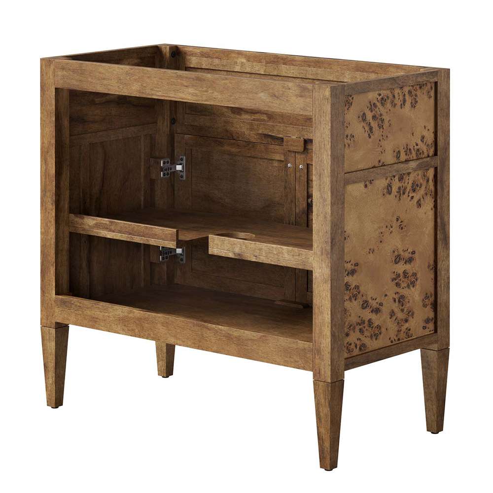 Modway - Elysian 36in Wood Bathroom Vanity Cabinet (Sink Basin Not Included) - EEI-6139-BRN veiw 4