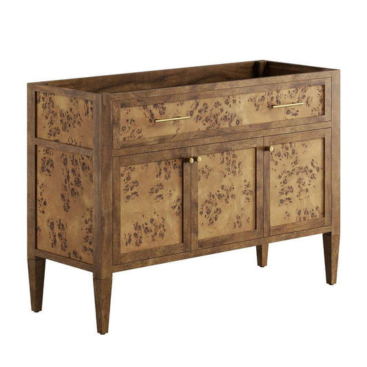 Modway - Elysian 48in Wood Bathroom Vanity Cabinet (Sink Basin Not Included) - EEI-6140-BRN veiw 2
