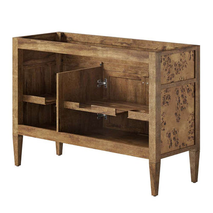 Modway - Elysian 48in Wood Bathroom Vanity Cabinet (Sink Basin Not Included) - EEI-6140-BRN veiw 4