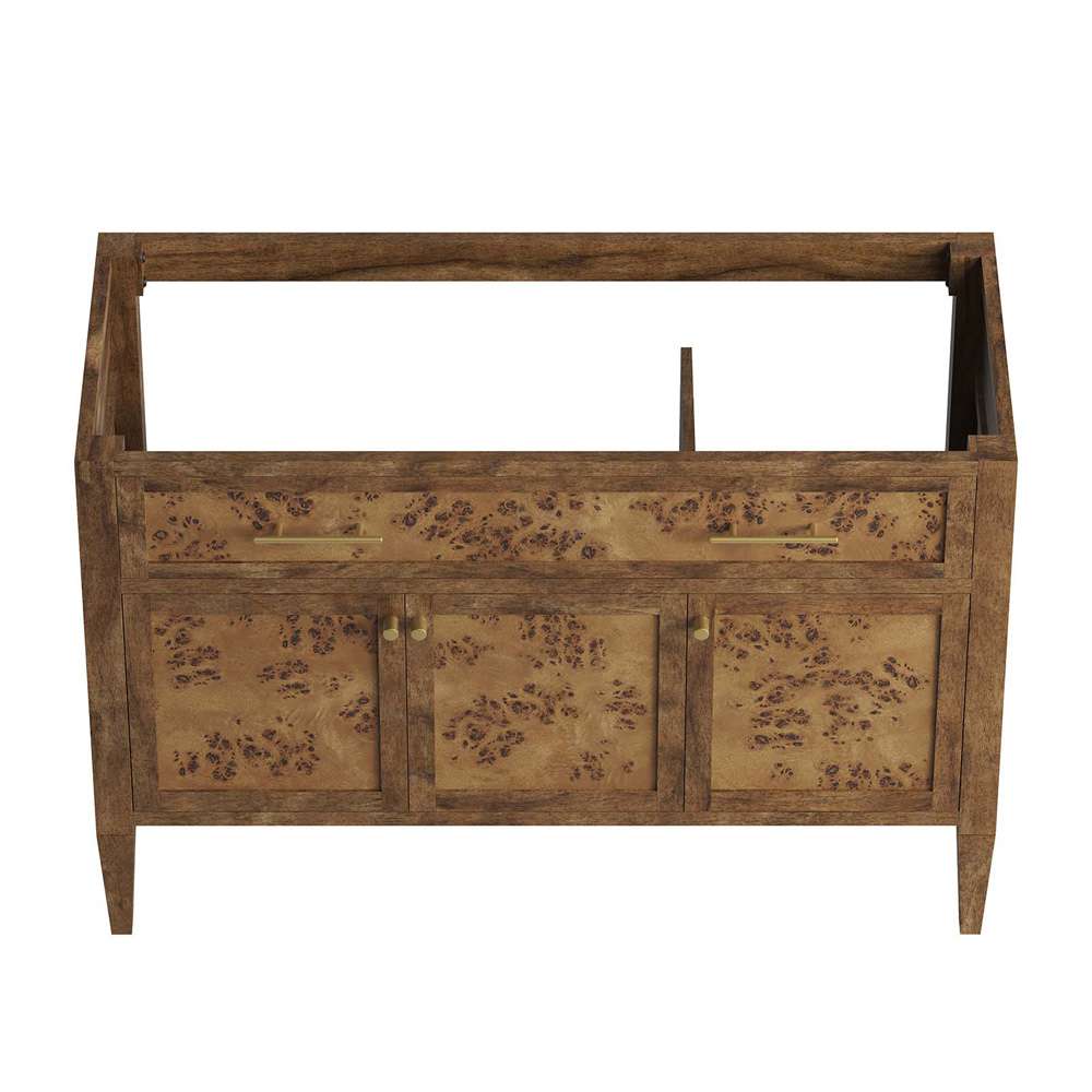 Modway - Elysian 48in Wood Bathroom Vanity Cabinet (Sink Basin Not Included) - EEI-6140-BRN veiw 5
