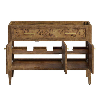 Modway - Elysian 48in Wood Bathroom Vanity Cabinet (Sink Basin Not Included) - EEI-6140-BRN veiw 6