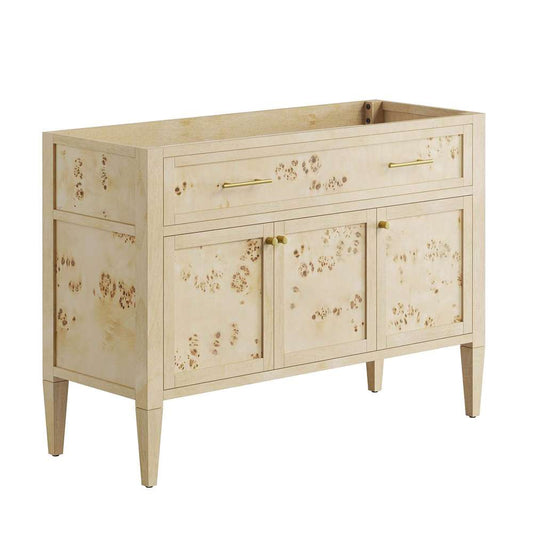 Modway - Elysian 48in Wood Bathroom Vanity Cabinet (Sink Basin Not Included) - EEI-6140-BUR veiw 2