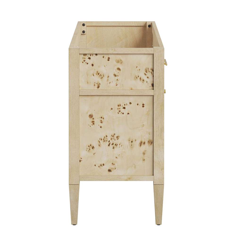 Modway - Elysian 48in Wood Bathroom Vanity Cabinet (Sink Basin Not Included) - EEI-6140-BUR veiw 3