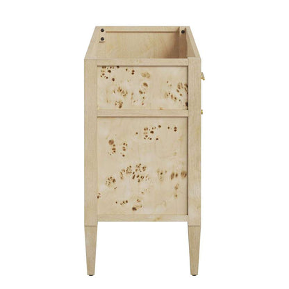Modway - Elysian 48in Wood Bathroom Vanity Cabinet (Sink Basin Not Included) - EEI-6140-BUR veiw 3