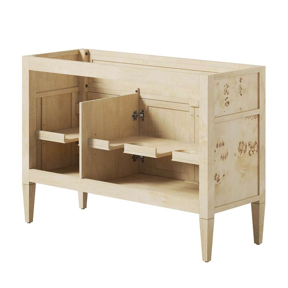 Modway - Elysian 48in Wood Bathroom Vanity Cabinet (Sink Basin Not Included) - EEI-6140-BUR veiw 4