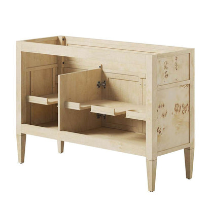 Modway - Elysian 48in Wood Bathroom Vanity Cabinet (Sink Basin Not Included) - EEI-6140-BUR veiw 4