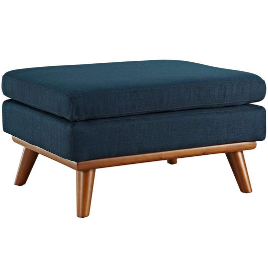 Modway - Engage Upholstered Fabric Ottoman - EEI-1797-AZU veiw 1