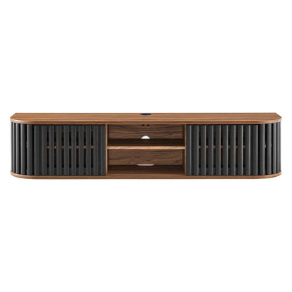 Modway - Fortitude 63in Wall-Mounted TV Stand - EEI-6528-WAL-BLK veiw 5