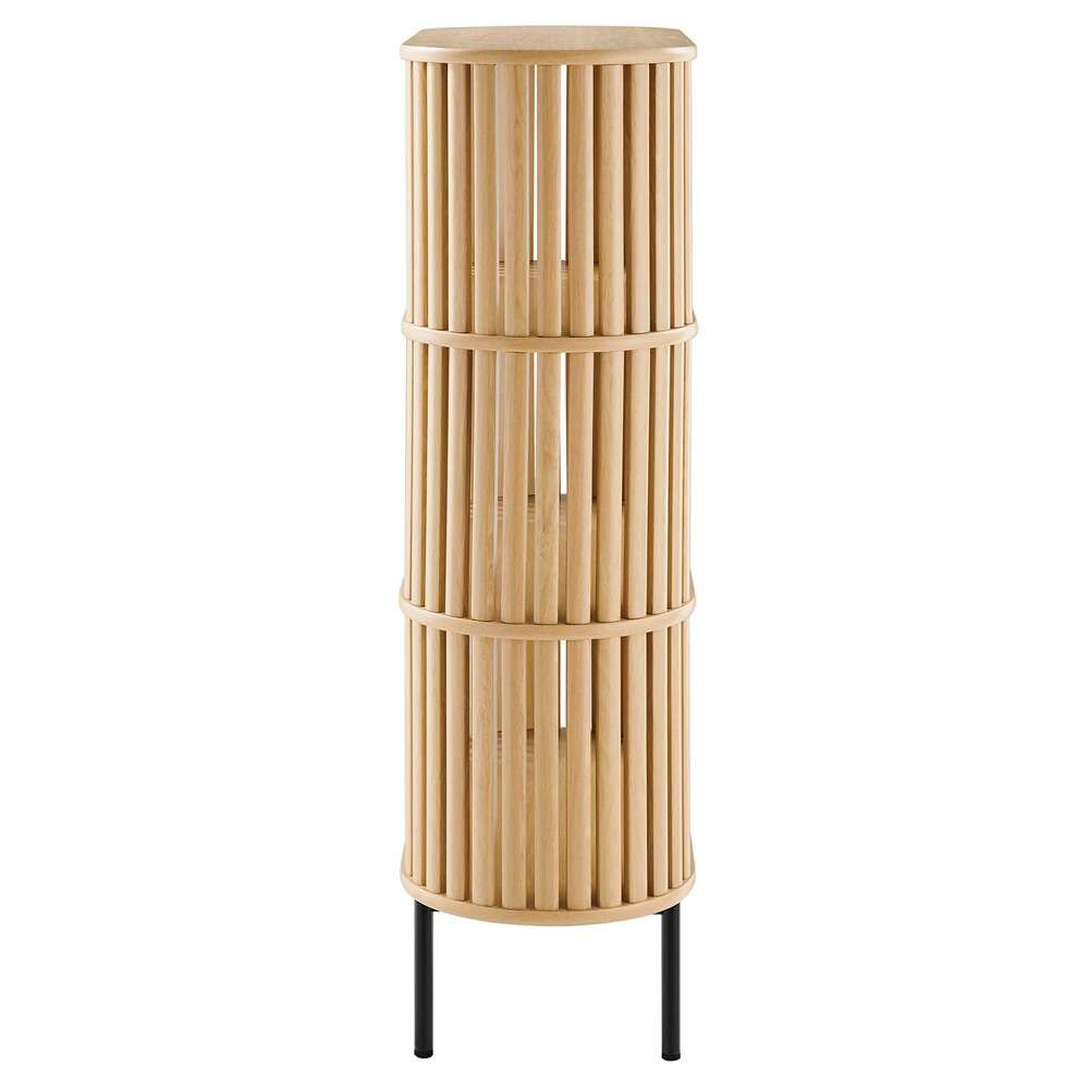 Modway - Fortitude Three Tier Display Cabinet - EEI-6524-OAK veiw 3