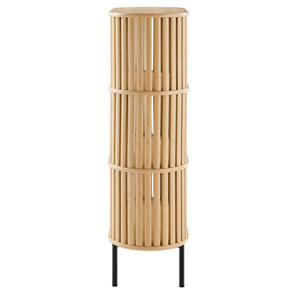 Modway - Fortitude Three Tier Display Cabinet - EEI-6524-OAK veiw 3