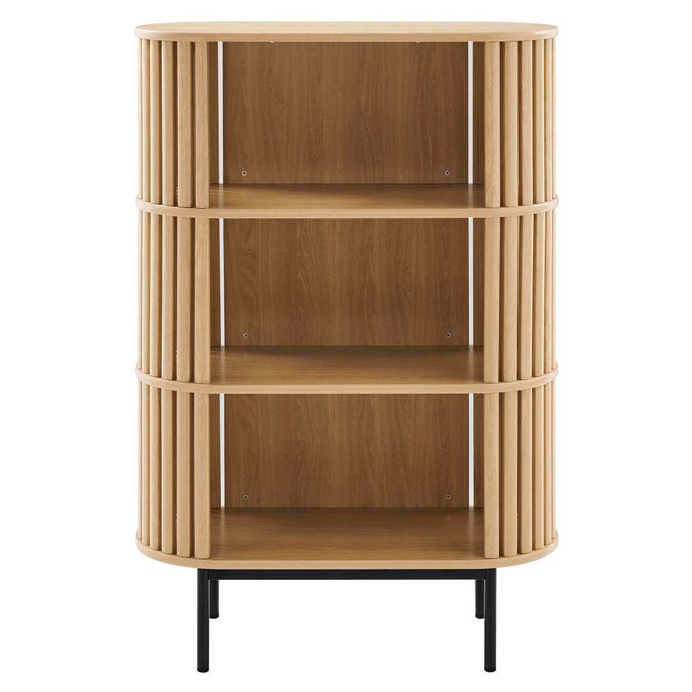 Modway - Fortitude Three Tier Display Cabinet - EEI-6524-OAK veiw 5