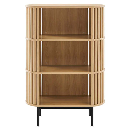 Modway - Fortitude Three Tier Display Cabinet - EEI-6524-OAK veiw 5