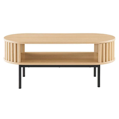Modway - Fortitude Wood Coffee Table - EEI-6525-OAK veiw 4