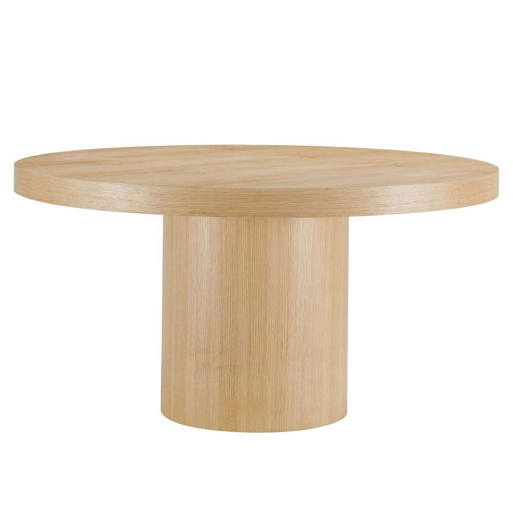 Modway - Gratify 60in Round Dining Table - EEI-4911-OAK veiw 2