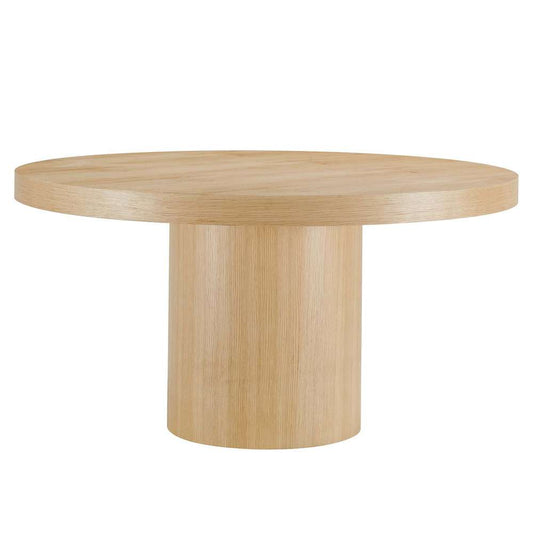 Modway - Gratify 60in Round Dining Table - EEI-4911-OAK veiw 2