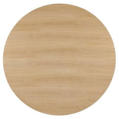 Modway - Gratify 60in Round Dining Table - EEI-4911-OAK veiw 3