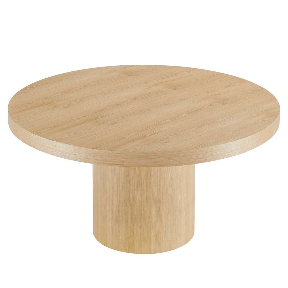 Modway - Gratify 60in Round Dining Table - EEI-4911-OAK veiw 5