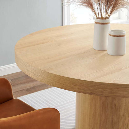 Modway - Gratify 60in Round Dining Table - EEI-4911-OAK veiw 6