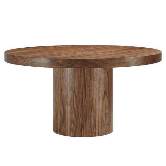 Modway - Gratify 60in Round Dining Table - EEI-4911-WAL veiw 1