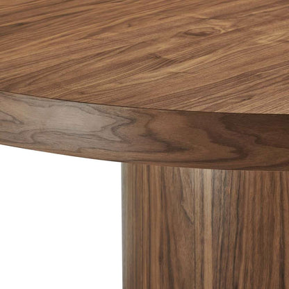 Modway - Gratify 60in Round Dining Table - EEI-4911-WAL veiw 4