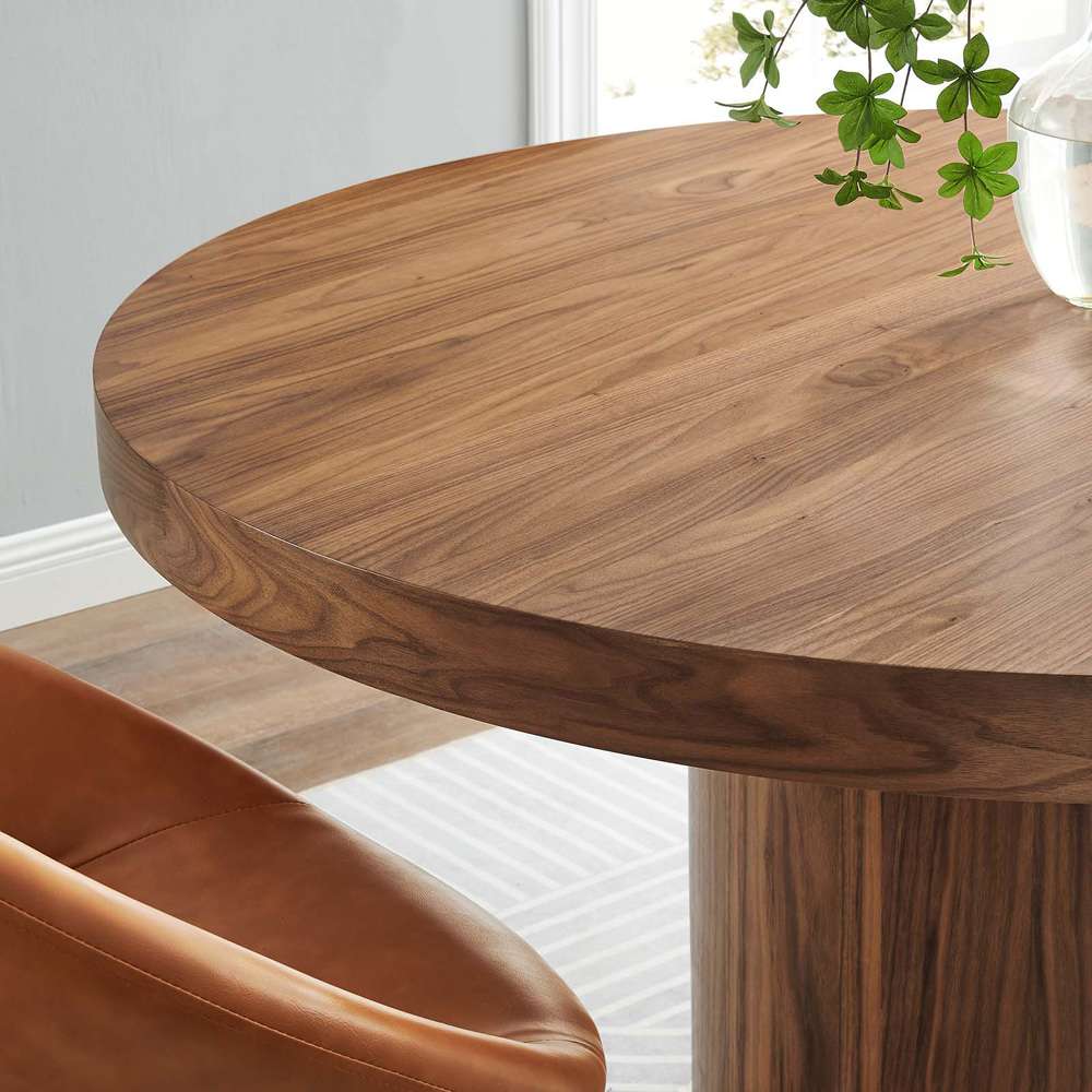 Modway - Gratify 60in Round Dining Table - EEI-4911-WAL veiw 6