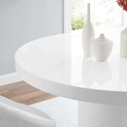 Modway - Gratify 60in Round Dining Table - EEI-4910-WHI veiw 6