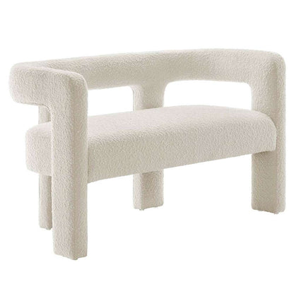 Modway - Kayla Boucle Upholstered Loveseat - EEI-6477-IVO veiw 2