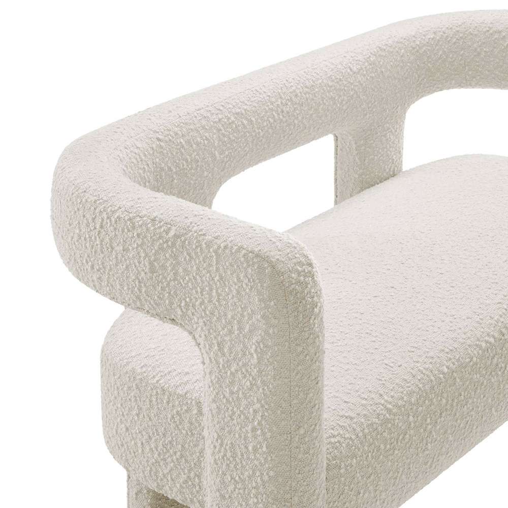 Modway - Kayla Boucle Upholstered Loveseat - EEI-6477-IVO veiw 6