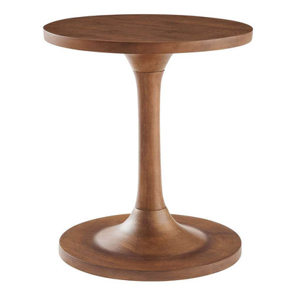 Modway - Lina Round Mango Wood Side Table - EEI-6573-WAL veiw 2