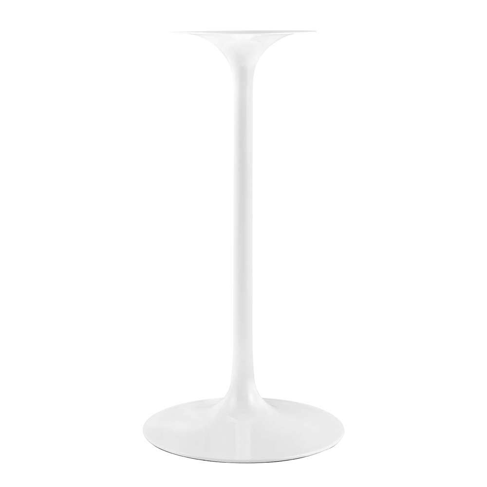 Modway - Lippa 28in Round Wood Grain Bar Table in White Cherry Walnut - EEI-5199-WHI-CHE veiw 4