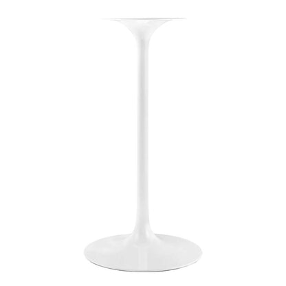 Modway - Lippa 28in Round Wood Grain Bar Table in White Cherry Walnut - EEI-5199-WHI-CHE veiw 4