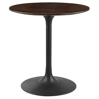 Modway - Lippa 28in Round Wood Grain Dining Table in Black Cherry Walnut - EEI-4861-BLK-CHE veiw 1