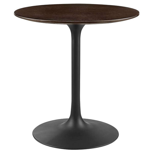 Modway - Lippa 28in Round Wood Grain Dining Table in Black Cherry Walnut - EEI-4861-BLK-CHE veiw 1
