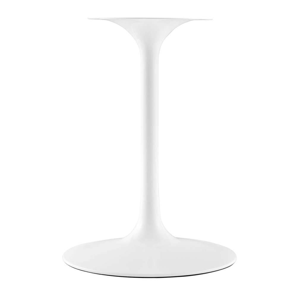 Modway - Lippa 28in Round Wood Grain Dining Table in White Cherry Walnut - EEI-5155-WHI-CHE veiw 4