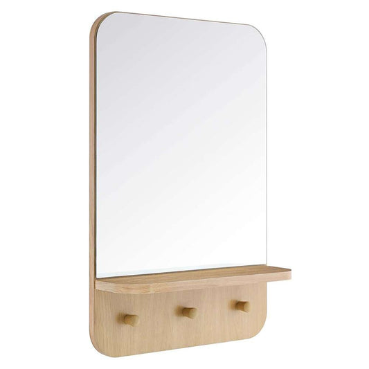 Modway - Lumina Mirror - EEI-6348-OAK veiw 1