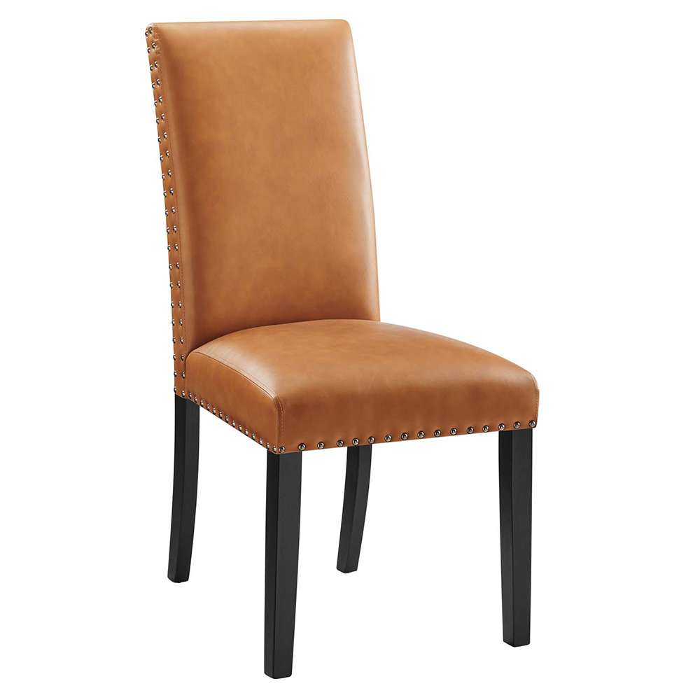 Modway - Parcel Dining Faux Leather Side Chair - EEI-1491-TAN veiw 1