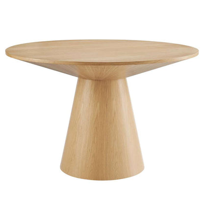 Modway - Provision 47in Round Dining Table - EEI-6102-OAK veiw 2